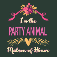 Womens Cute Matron Of Honor Animal Matching Bachelorette T Shirt Fashion Visor | Artistshot