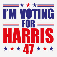 I'm Voting For Harris Portrait Canvas Print | Artistshot