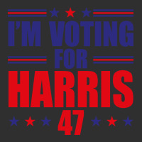 I'm Voting For Harris Rectangle  Leatherette Patch | Artistshot