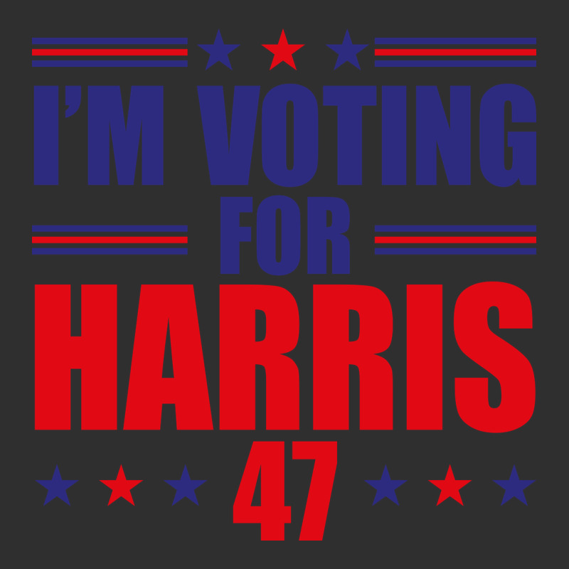 I'm Voting For Harris Rectangle  Leatherette Patch | Artistshot