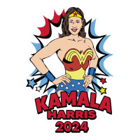 Kamala Harris Wonder Women Debie Paper Bag - 10 X 5 X 13 | Artistshot