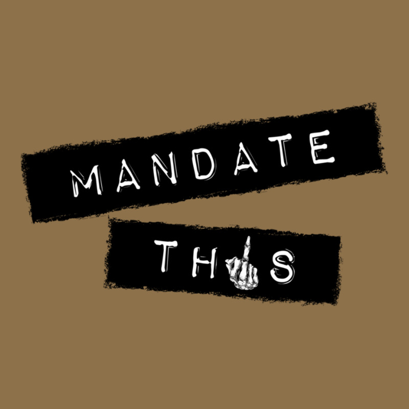 Mandate This   Funny Anti Mandatory Vaccine Statement Pullover Hoodie Fashion Visor by RosalbaIncorvaia | Artistshot