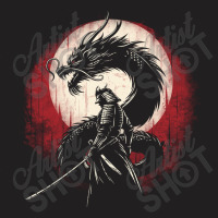 Japan Culture Dragon Samurai Art T-shirt | Artistshot