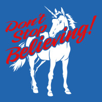 Don't Stop Believing Unicorn Pocket T-shirt | Artistshot