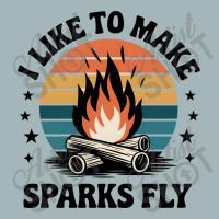 Quotes I Like To Make Sparks Fly Unisex Sherpa-lined Denim Jacket | Artistshot