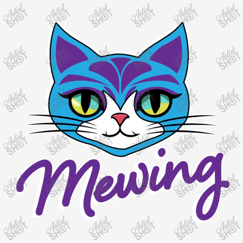 Mewing Cat Looksmaxxing Crew Socks | Artistshot