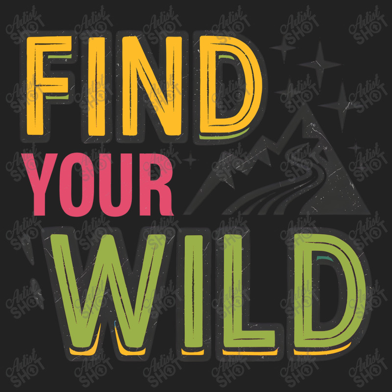 Quotes Find Your Wild Basic Backpack | Artistshot