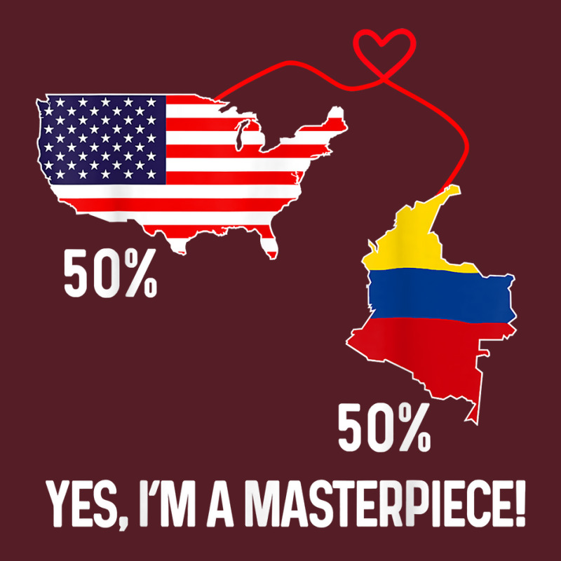 Half American Half Colombian Flag Combined Map Colombia Usa T Shirt Retro Trucker Cap by cm-arts | Artistshot