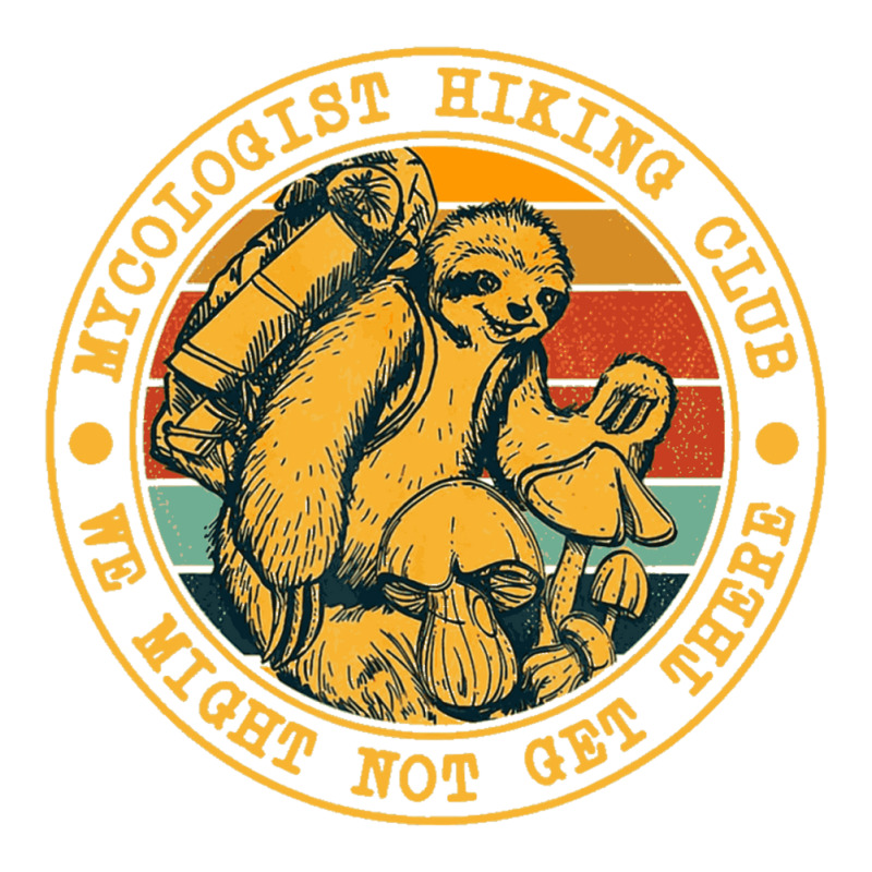 Mycologist Hiking Club We Might Not Get There Sloth Gift Seamless Cap by cm-arts | Artistshot