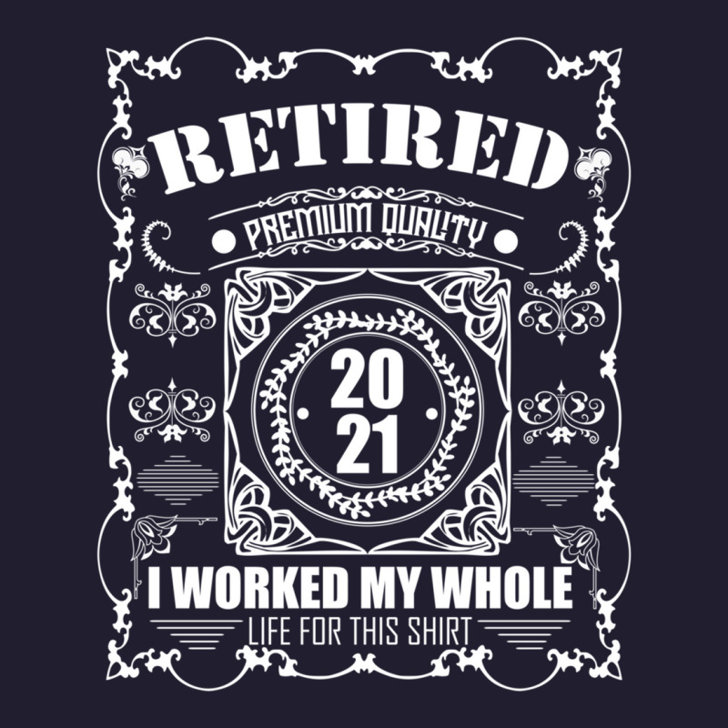 Retired 2021 Men Women Retirement Gifts I Worked Whole Life Sweatshirt Seamless Cap by cm-arts | Artistshot