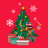 Animal Around The Christmas Tree Muppets Seamless Cap | Artistshot