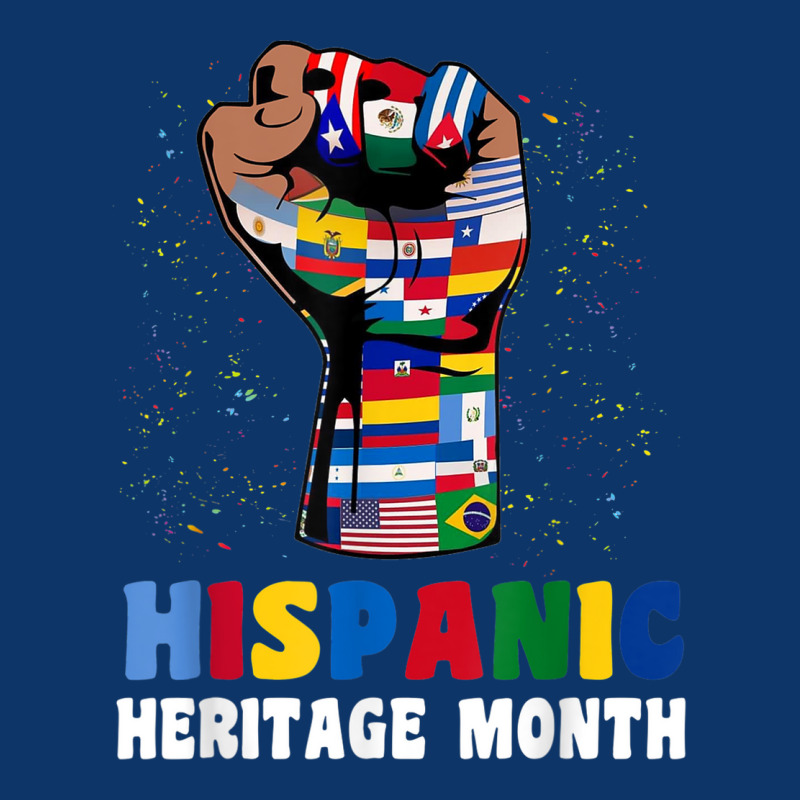 Hispanic Heritage Month Colorful Countries Flags Latinx Hand Seamless Cap by Sombre | Artistshot