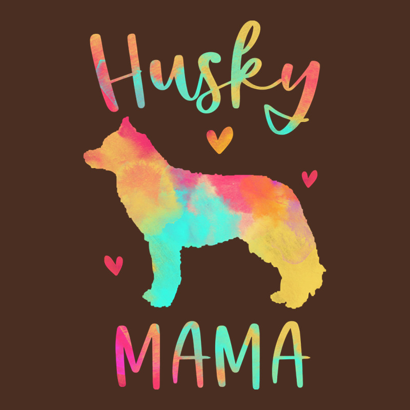 Husky Mama Colorful Siberian Husky Gifts Dog Mom Pullover Hoodie Yupoong Trucker Cap by cm-arts | Artistshot