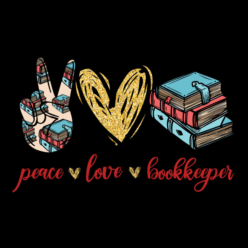 Peace Love Bookkeeper Unisex Jogger by vip.pro123 | Artistshot