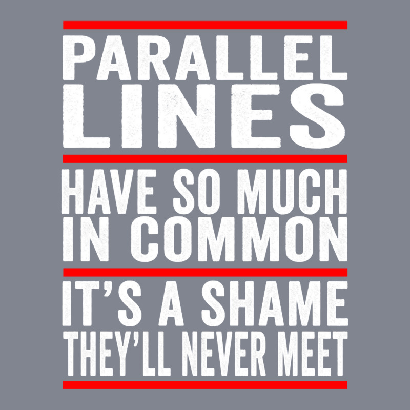 Parallel Lines Have So Much In Common Funny Math Pullover Hoodie Yupoong Trucker Cap by cm-arts | Artistshot