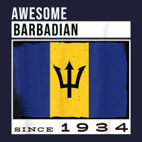 Awesome Barbadian Since 1934   Barbadian 88th Birthday T Shirt 5 Panel Snapback Cap | Artistshot