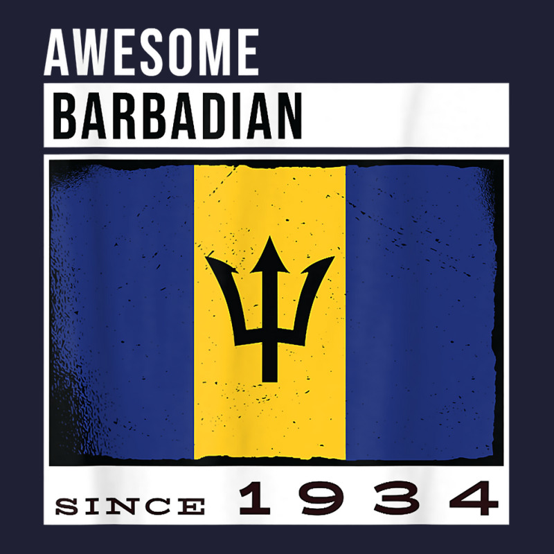 Awesome Barbadian Since 1934   Barbadian 88th Birthday T Shirt 5 panel snapback cap by cm-arts | Artistshot