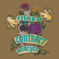 Contract Analyst Inked Skull Tattoo Backside Design T Shirt Fashion Visor | Artistshot