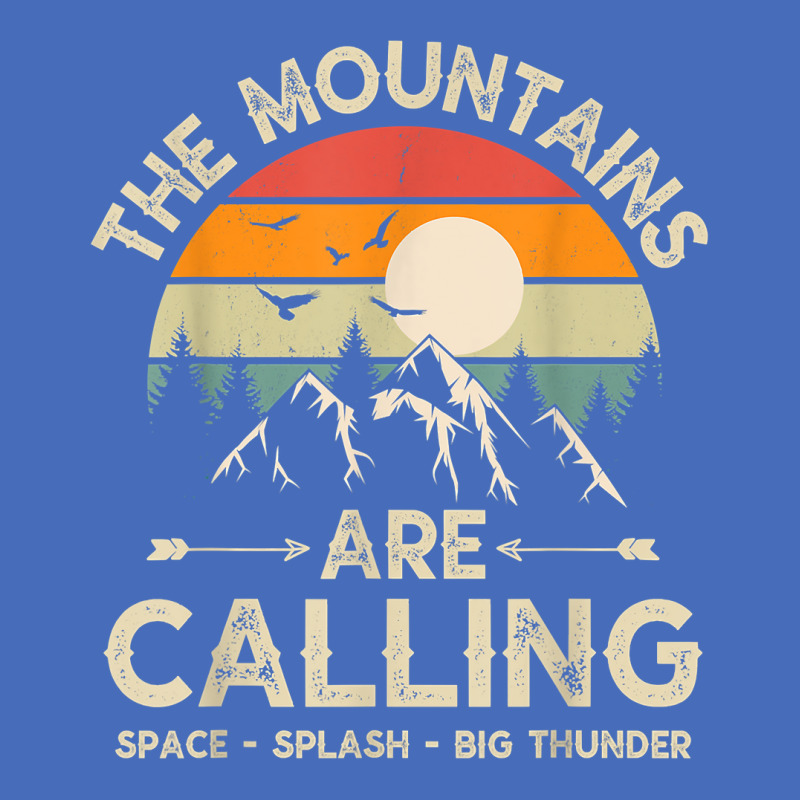 Vintage The Mountains Are Calling Space Splash Big Thunder T Shirt Fashion Visor | Artistshot