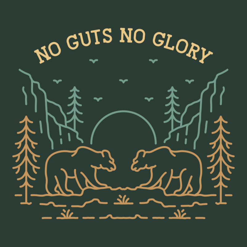 No Guts No Glory Wild Bear Fashion Visor by VEKTORKITA | Artistshot