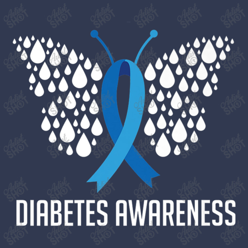 Blue Ribbon Fight Diabetes Awareness Month Fashion Visor by NathanielDesign | Artistshot