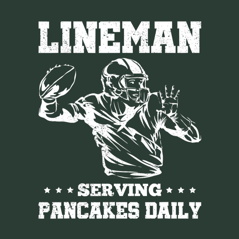 Funny American Football Player Serving Pancakes Lineman Fashion Visor by pester | Artistshot