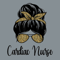 Cardiac Nurse Messy Hair Bun Leopard Cardiologist Graduation Nike Dri-fit Cap | Artistshot