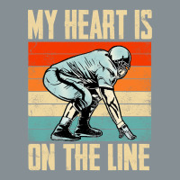 Retro Vintages My Heart Is On The Line Football Lineman Nike Dri-fit Cap | Artistshot