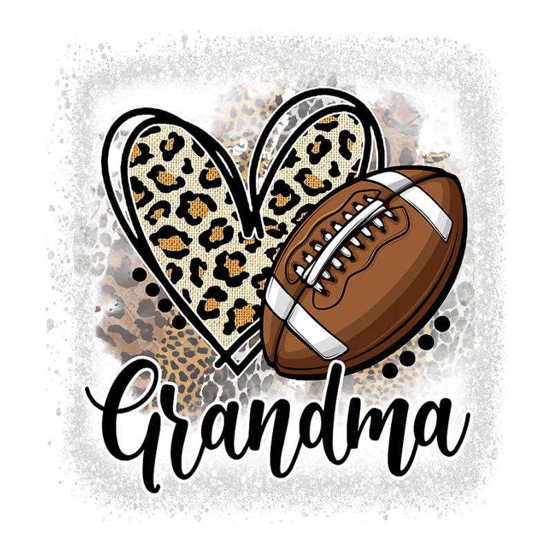 Football Grandma Funny Leopard Heart Family Sporty Nike Dri-FIT Cap by pester | Artistshot