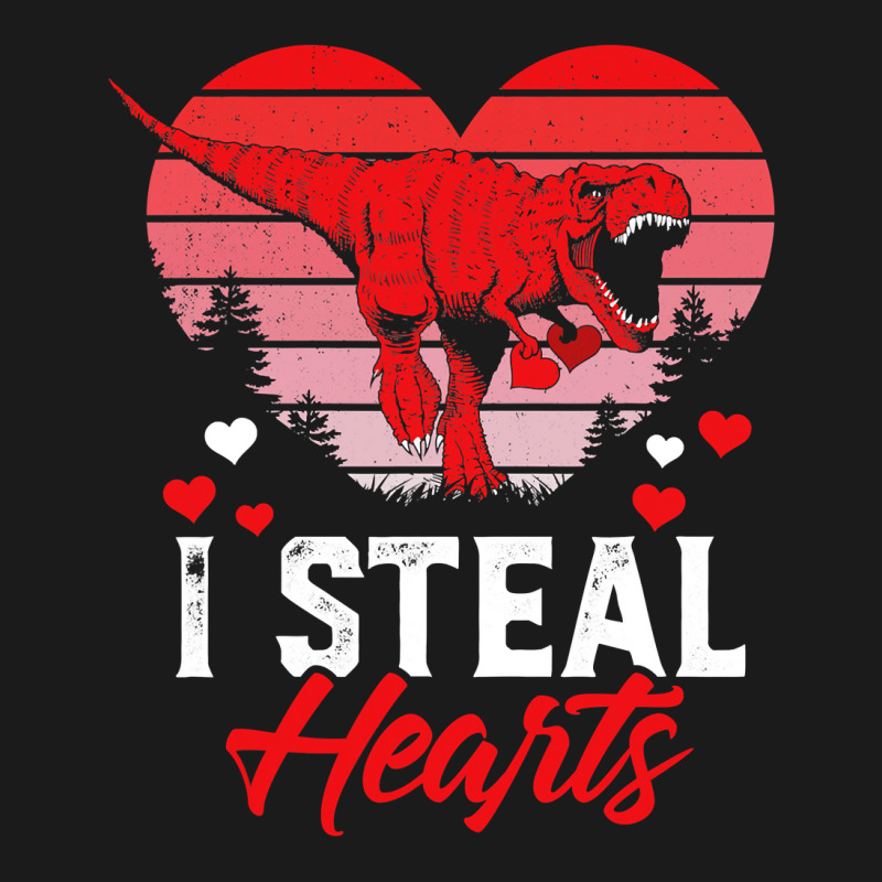 I Steal Hearts Tshirt Valentines Day Dinosaur Boys Kid (19) Nike Dri-fit Cap | Artistshot