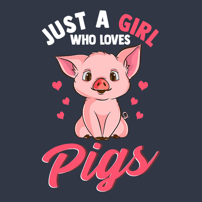 Just A Girl Who Loves Pigs Hog Lover Cute Farmer Gift Girls T Shirt Nike Dri-fit Cap | Artistshot