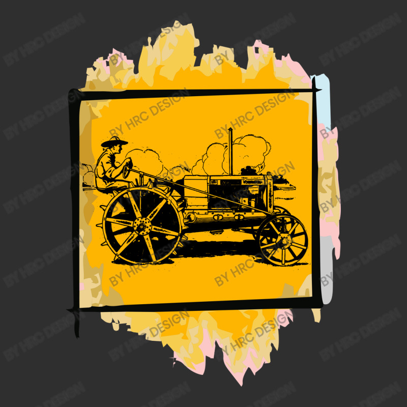 Old Tractor Oval Leatherette Patch | Artistshot