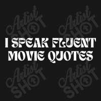 I Speak Fluent Movie Quotes Funny Sayings Medium-length Apron | Artistshot