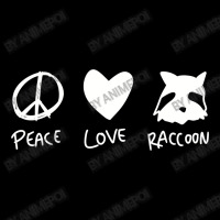 Peace Love Raccoons Animal-44 Adjustable Cap | Artistshot