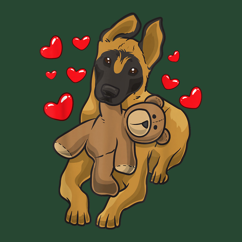 Belgian Malinois Belgian Shepherd Dog With A Heart T Shirt Retro Trucker Cap by cm-arts | Artistshot