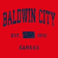 Baldwin City Kansas Ks Vintage Athletic Navy Sports Design Retro Trucker Cap | Artistshot