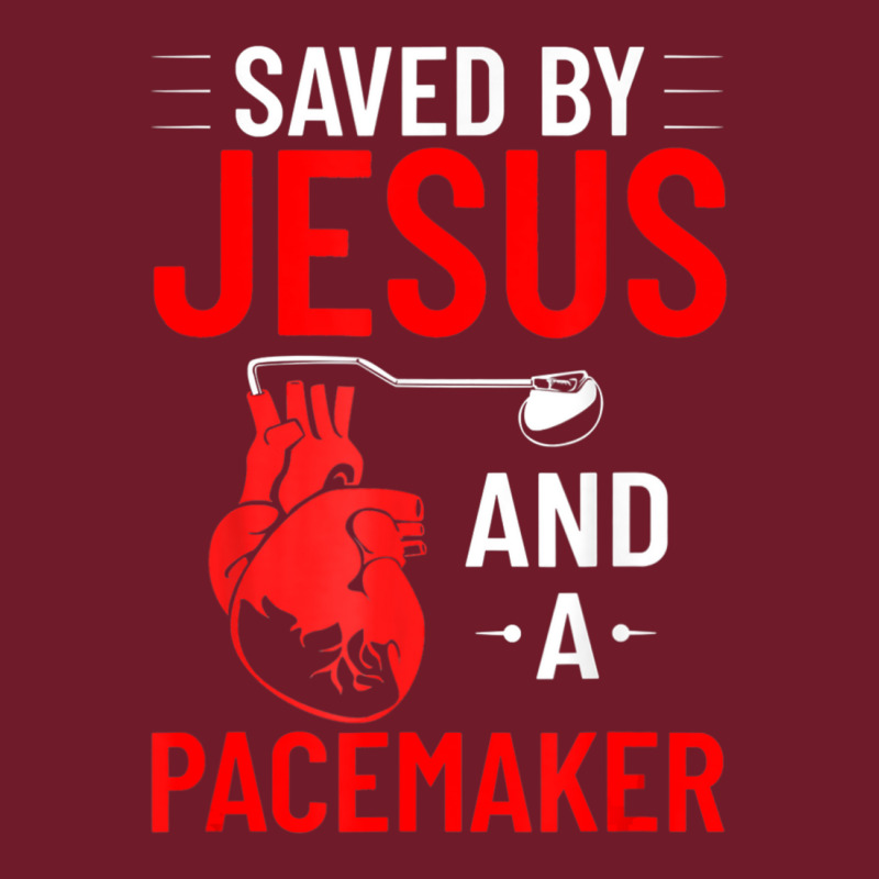 Saved By Jesus And A Pacemaker Heart Disease Awareness Retro Trucker Cap | Artistshot