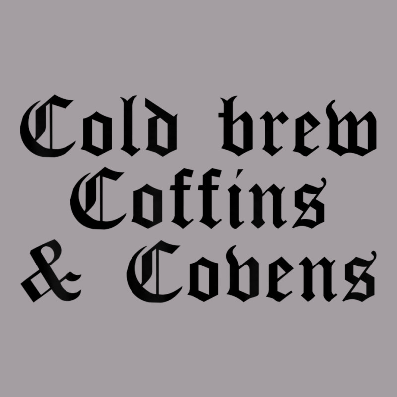 Halloween Shirt Cold Brew, Coffins & Covens T Shirt Seamless Cap by cm-arts | Artistshot