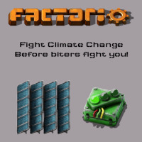 Fight Climate Change Before Biters Fight You! Factorio Seamless Cap | Artistshot