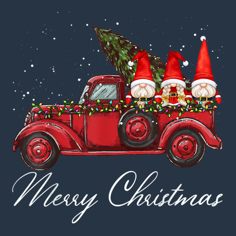 Three Gnomes In Red Truck With Merry Christmas Tree Yupoong Trucker Cap | Artistshot