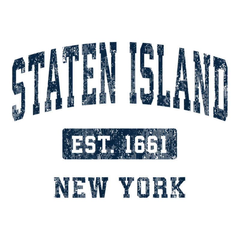 Staten Island New York Ny Vintage Athletic Sports Design Yupoong Trucker Cap by Stunner | Artistshot