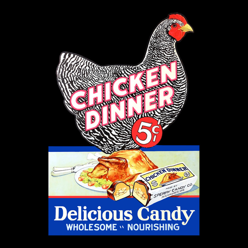 1923 Chicken Dinner Candy Bar Pop Cardboard Stand-up Advertisement Wit 5 Panel Snapback Cap | Artistshot