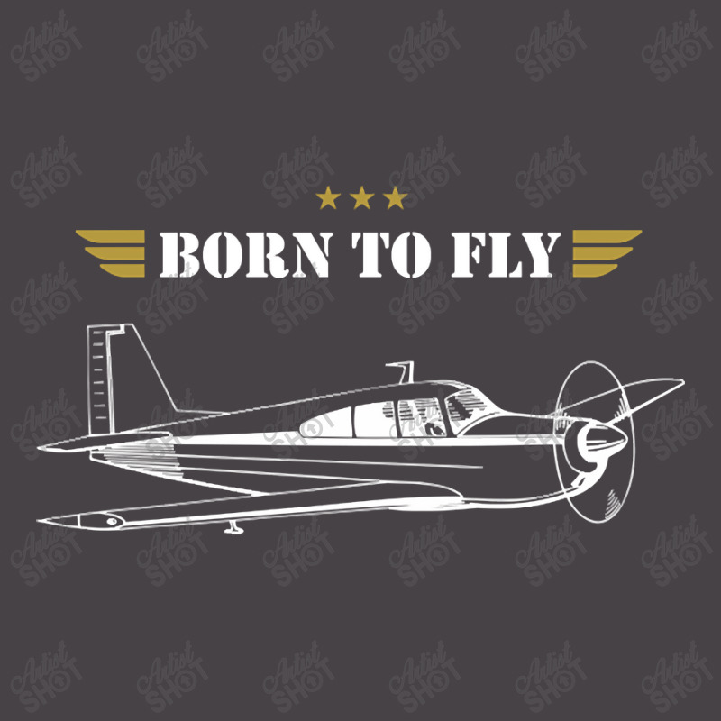 Born To Fly Plane Pilot - Single Airplane 5 Panel Snapback Cap | Artistshot