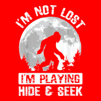 Retro Bigfoot Im Not Lost Im Playing Hide & Seek Sasquatch 5 Panel Snapback Cap | Artistshot