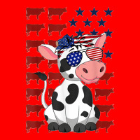 Funny Dairy Cows 4th Of July Costumes Usa Flag Dairy Cows 5 Panel Snapback Cap | Artistshot