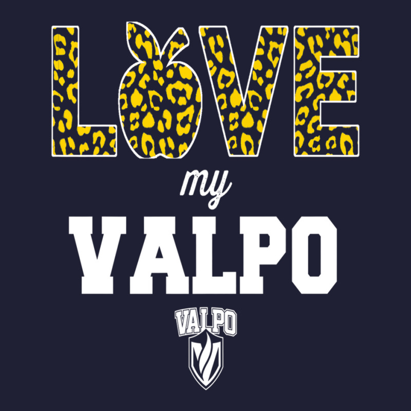 Valparaiso Crusaders Love My Team College Student Game Day 5 Panel Snapback Cap | Artistshot