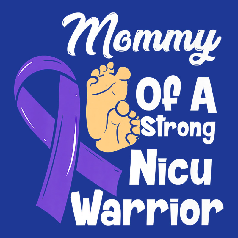 Mommy Of A Strong Nicu Warrior Baby Purple Ribbon Awareness Premium T Pa Trucker Cap | Artistshot