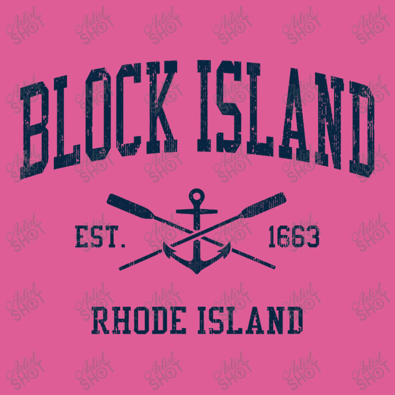 Block Island Ri Vintage Navy Crossed Oars & Boat Anchor Pa Trucker Cap by CUSER3772 | Artistshot