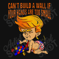 Funny Trump Can’t Build A Wall Throw Pillow | Artistshot