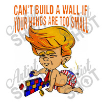 Funny Trump Can’t Build A Wall Stainless Steel Water Bottle | Artistshot